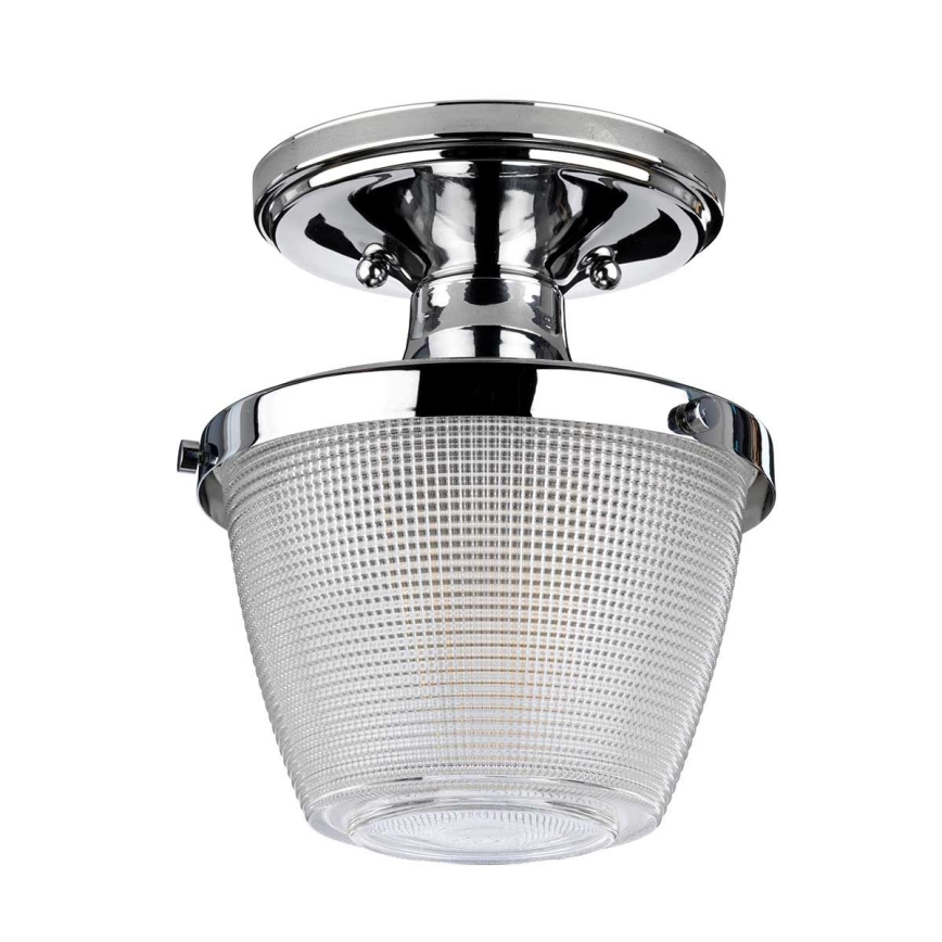 Quoizel - Plafon łazienkowy DUBLIN 1xE27/40W/230V IP44 chrom błyszczący