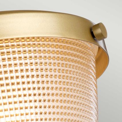 Quoizel - Plafon łazienkowy DUBLIN 1xE27/40W/230V IP44 złoty