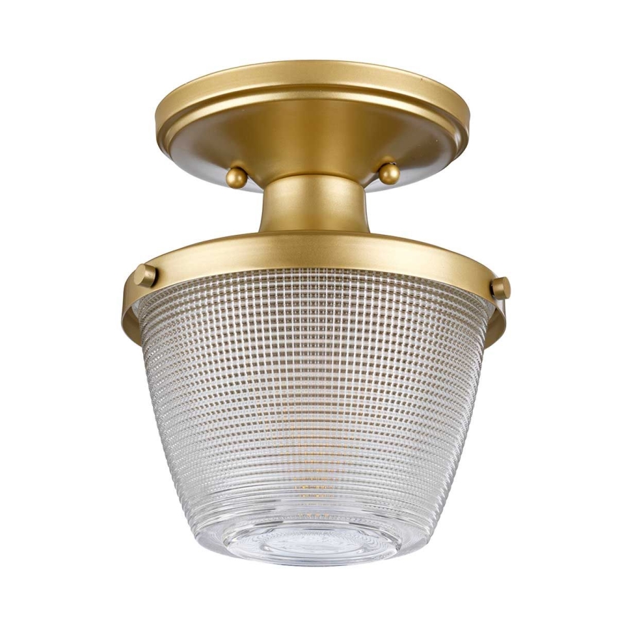 Quoizel - Plafon łazienkowy DUBLIN 1xE27/40W/230V IP44 złoty