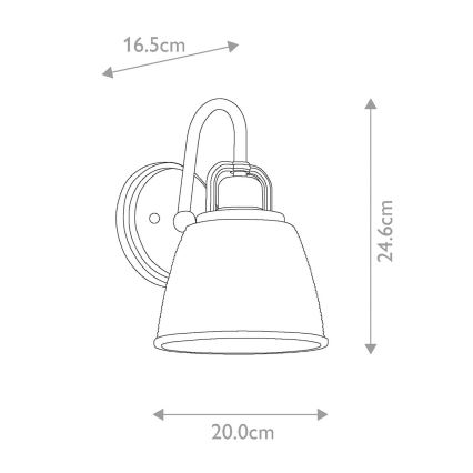 Quoizel - LED Kinkiet łazienkowy DUBLIN 1xG9/3W/230V IP44 chrom błyszczący