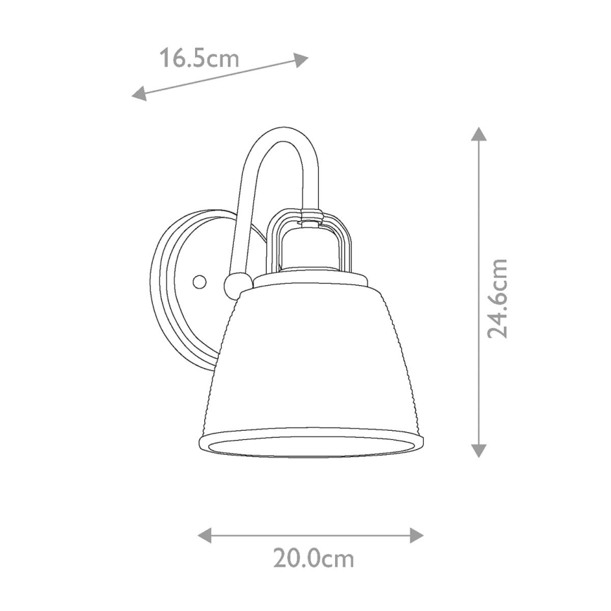 Quoizel - LED Kinkiet łazienkowy DUBLIN 1xG9/3W/230V IP44 chrom błyszczący