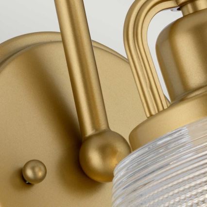 Quoizel - LED Kinkiet łazienkowy DUBLIN 1xG9/3W/230V IP44 złoty
