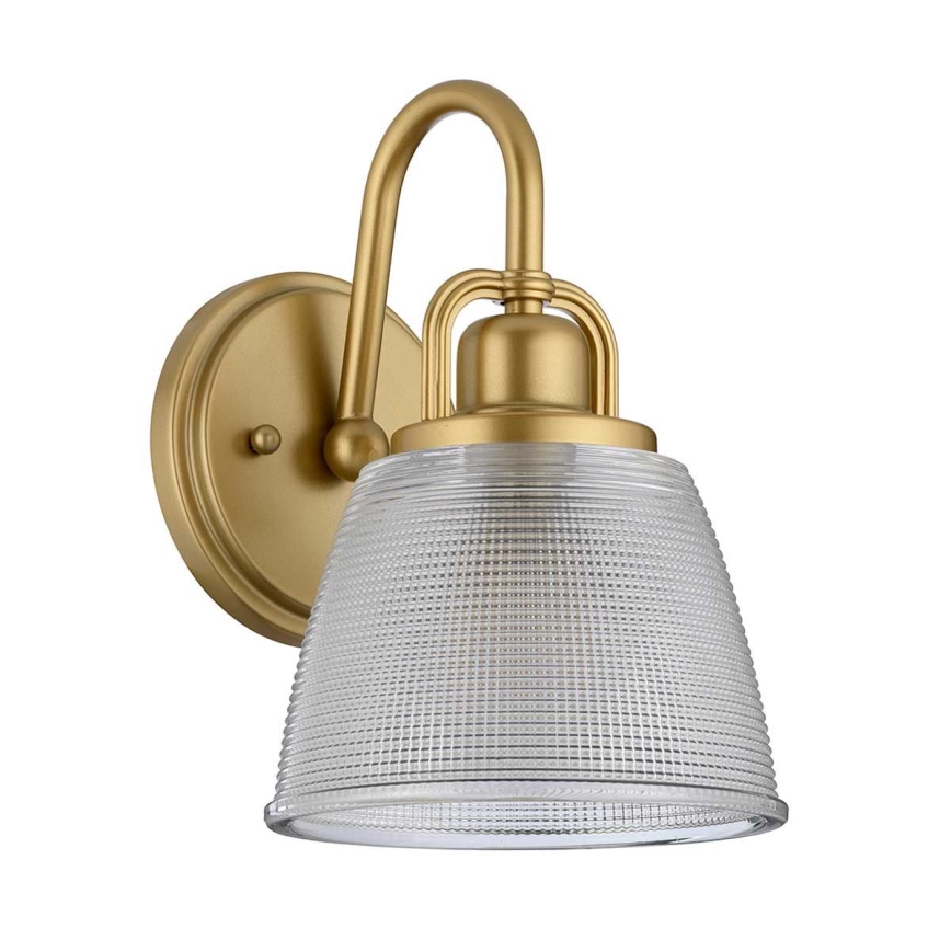 Quoizel - LED Kinkiet łazienkowy DUBLIN 1xG9/3W/230V IP44 złoty