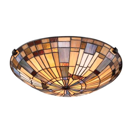 Quoizel - Plafon INGLENOOK 2xE27/60W/230V śr. 40,7 cm