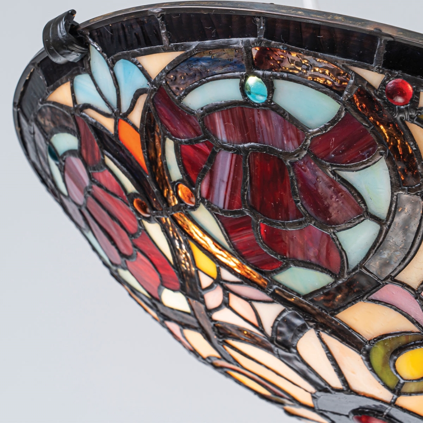 Quoizel - Lampa sufitowa Tiffany LARISSA 2xE27/40W/230V śr. 41,2 cm