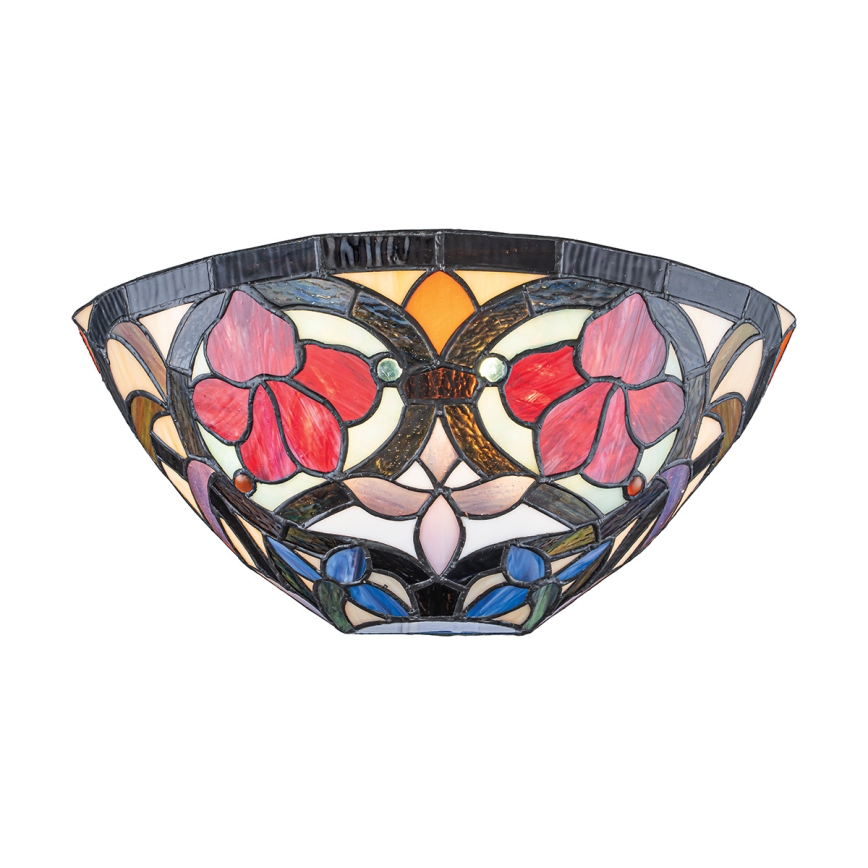 Quoizel - Kinkiet Tiffany LARISSA 2xE14/40W/230V