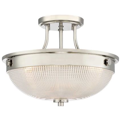 Quoizel - Żyrandol natynkowy MANTLE 2xE27/60W/230V chrom błyszczący