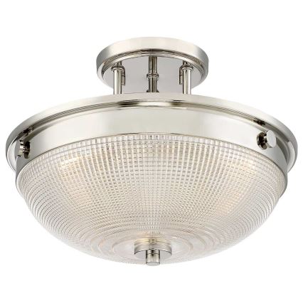 Quoizel - Żyrandol natynkowy MANTLE 2xE27/60W/230V chrom błyszczący