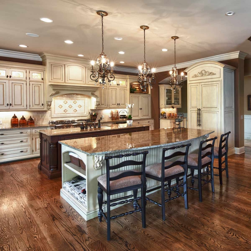 Quoizel - Żyrandol na łańcuchu MARQUETTE 3xE14/60W/230V brązowy