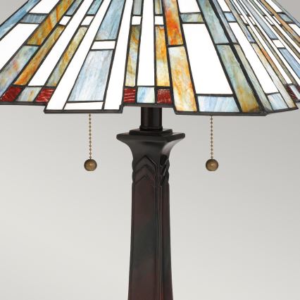 Quoizel - Lampa stołowa MAYBECK 2xE27/60W/230V