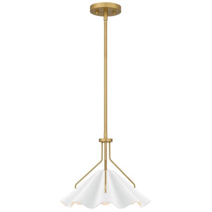 Quoizel - Żyrandol na drążku MEJIA 1xE27/60W/230V śr. 35,6 cm mosiądz