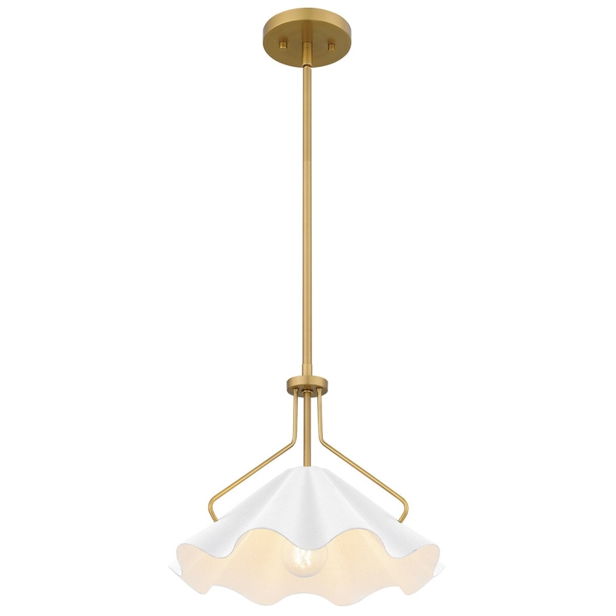Quoizel - Żyrandol na drążku MEJIA 1xE27/60W/230V śr. 35,6 cm mosiądz