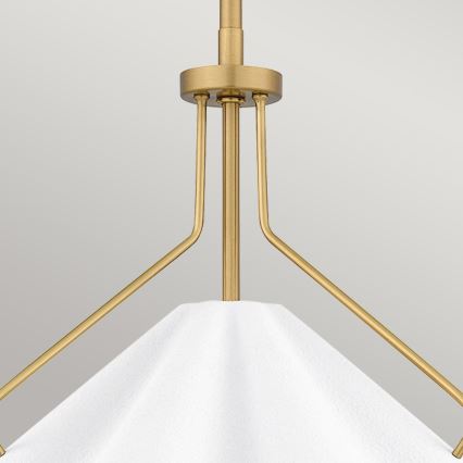 Quoizel - Żyrandol na drążku MEJIA 1xE27/60W/230V śr. 35,6 cm mosiądz
