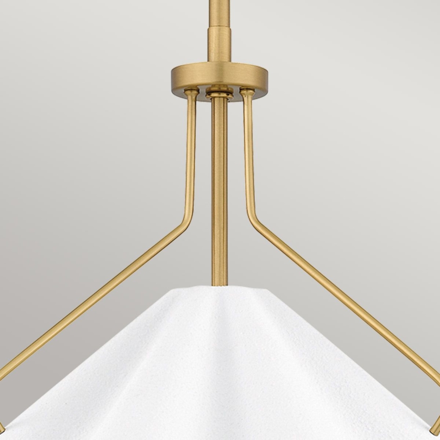 Quoizel - Żyrandol na drążku MEJIA 1xE27/60W/230V śr. 35,6 cm mosiądz
