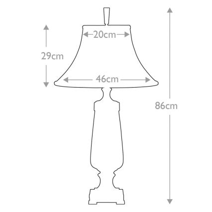 Quoizel - Lampa stołowa MONTEVERDE 1xE27/60W/230V