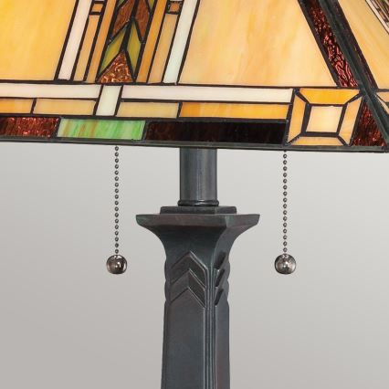 Quoizel - Lampa stołowa NAVAJO 2xE27/60W/230V