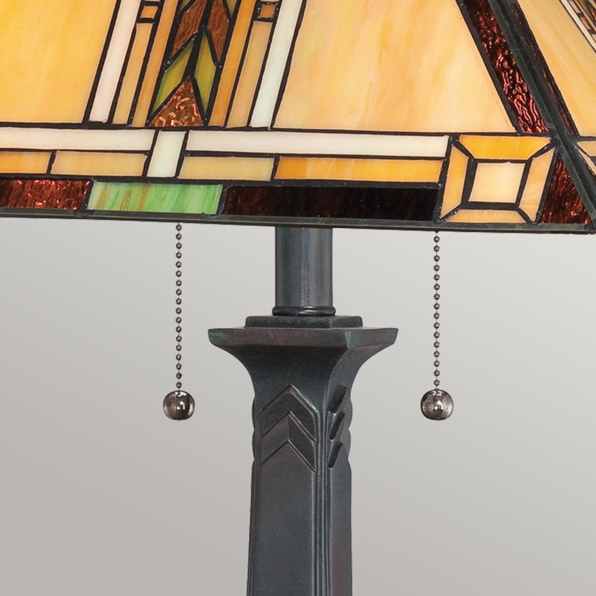 Quoizel - Lampa stołowa NAVAJO 2xE27/60W/230V