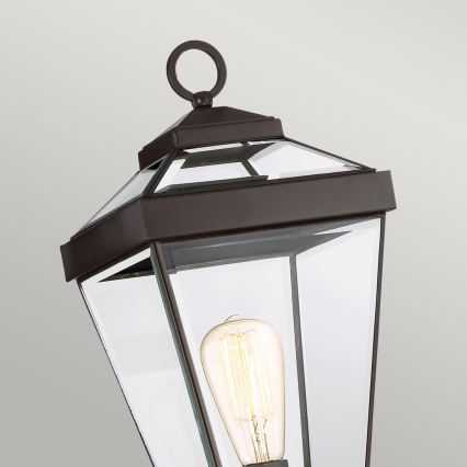 Quoizel - Lampa zewnętrzna RAVINE 1xE27/60W/230V IP44 brązowa