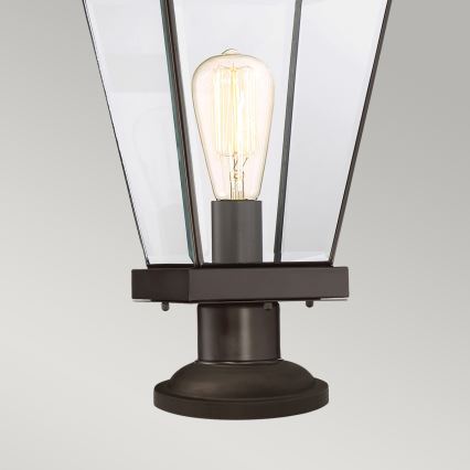 Quoizel - Lampa zewnętrzna RAVINE 1xE27/60W/230V IP44 brązowa