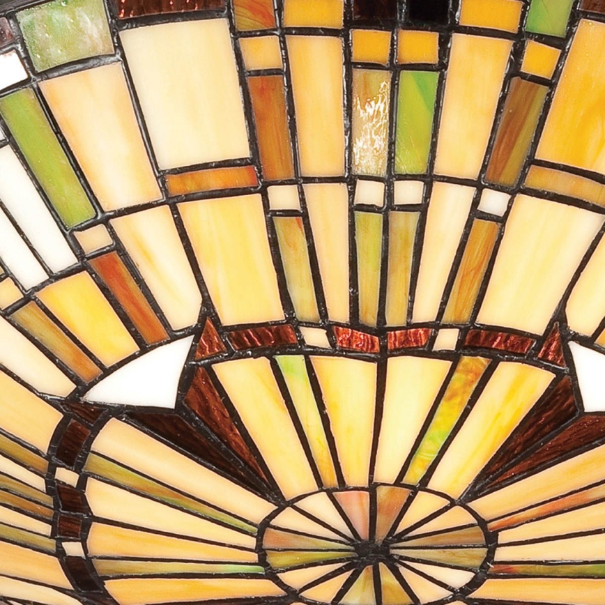 Quoizel - Lampa sufitowa Tiffany REED 2xE27/60W/230V śr. 42 cm