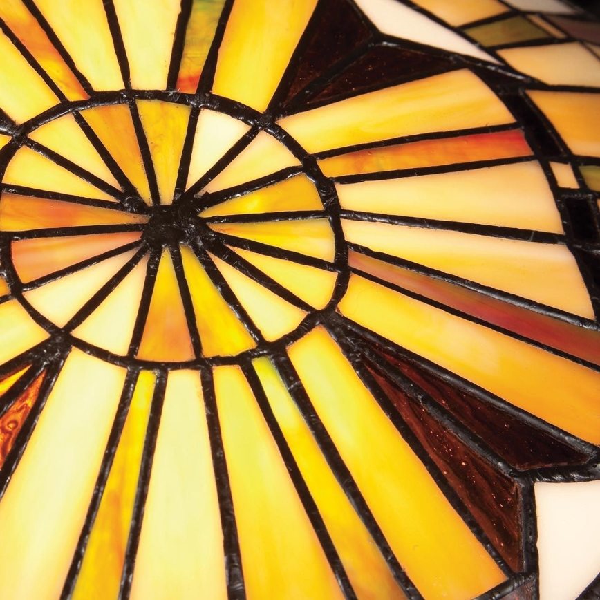 Quoizel - Lampa sufitowa Tiffany REED 2xE27/60W/230V śr. 42 cm