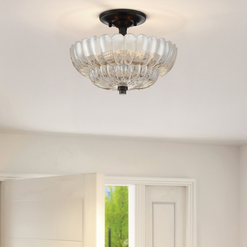 Quoizel - Plafon WHITECAP 3xE14/40W/230V śr. 29,7 cm