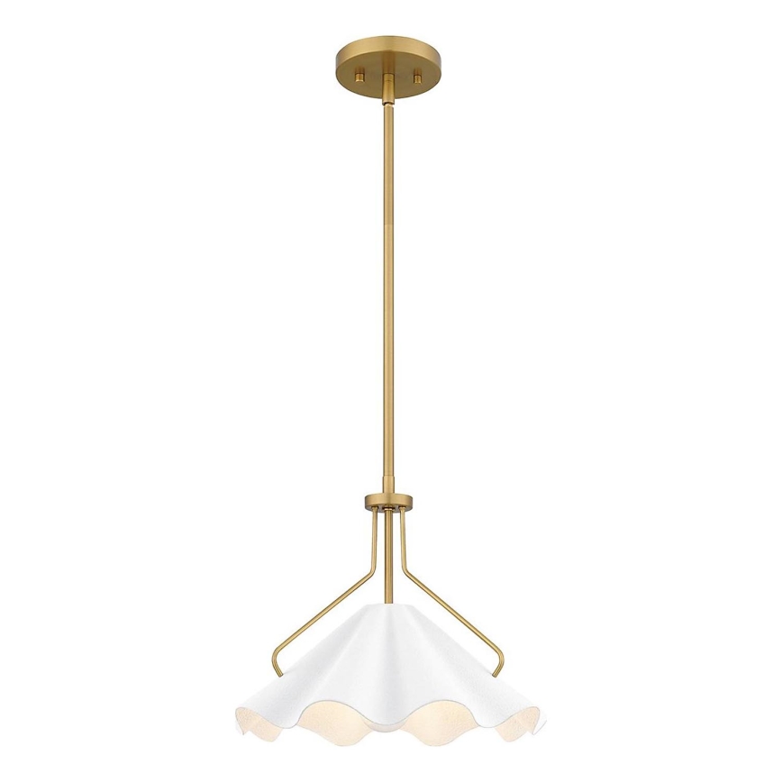 Quoizel - Żyrandol na drążku MEJIA 1xE27/60W/230V śr. 35,6 cm mosiądz