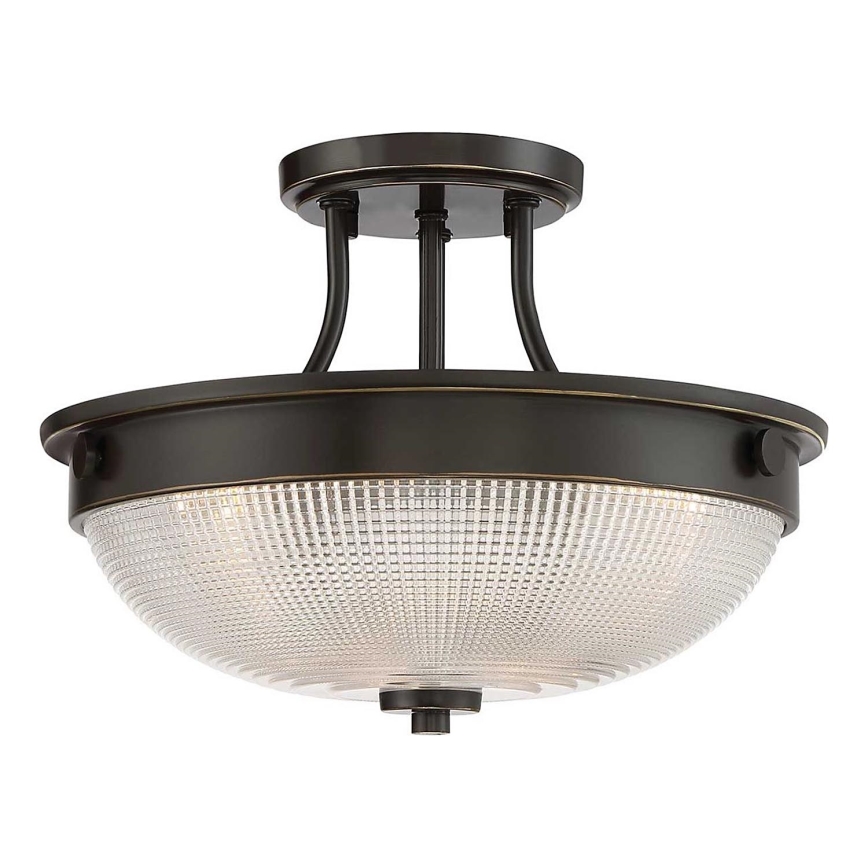 Quoizel - Żyrandol natynkowy MANTLE 2xE27/60W/230V brąz