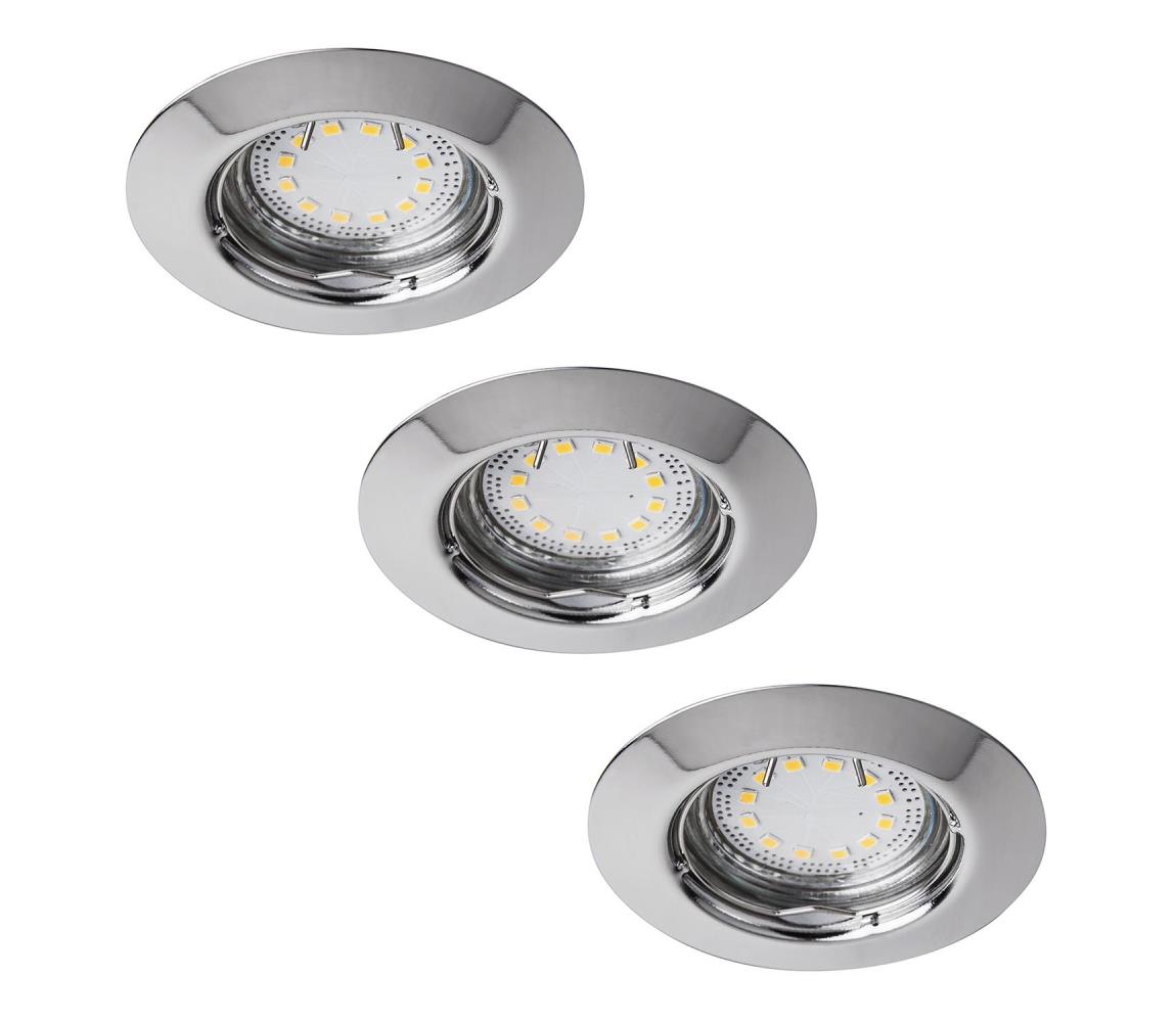 Rabalux 1047 - ZESTAW 3xLED Oprawa wpuszczana LITE 3xGU10-LED/3W/230V