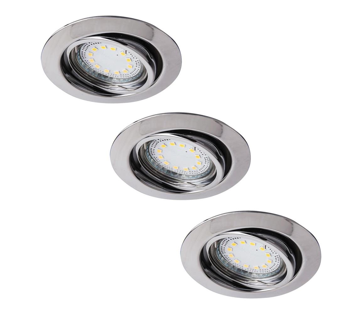 Rabalux 1050 - ZESTAW 3xLED Oprawa wpuszczana LITE 3xGU10-LED/3W/230V