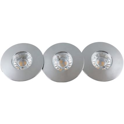 Rabalux - ZESTAW 3xLED łazienkowych opraw sufitowych wpuszczanych LED/4W/230V IP44