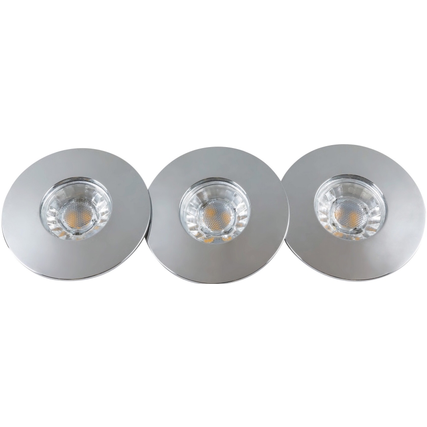 Rabalux - ZESTAW 3xLED łazienkowych opraw sufitowych wpuszczanych LED/4W/230V IP44