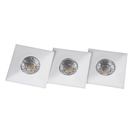 Rabalux 1080 - ZESTAW 3x LED Łazienkowa oprawa wpuszczana RANDY 3xLED/4W/230V