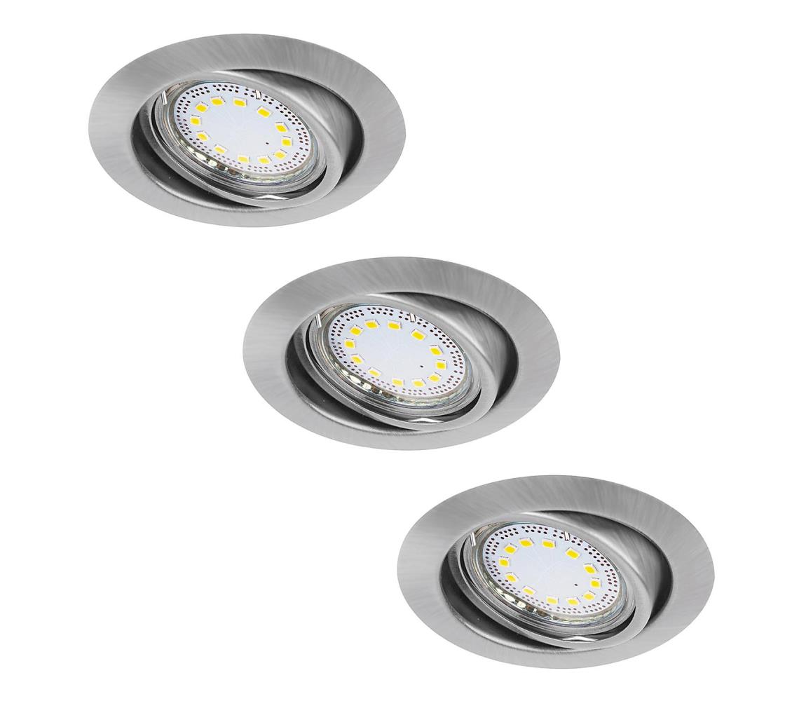 Rabalux 1166 - ZESTAW 3xLED Oprawa wpuszczana LITE 3xGU10/3W/230V