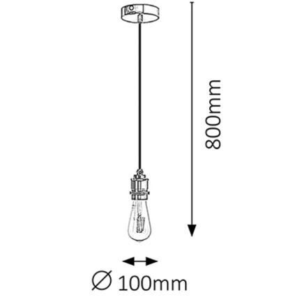 Rabalux 1411 - Lampa wisząca FIXY E27/40W