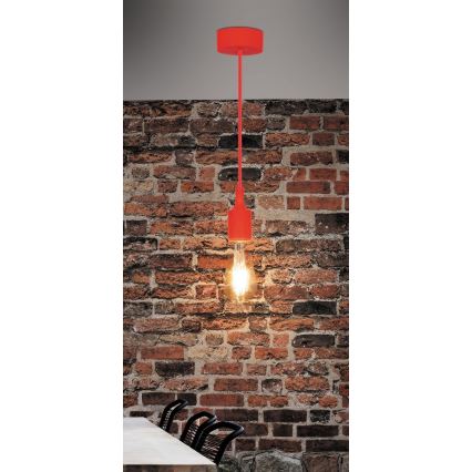 Rabalux - Lampa wisząca E27/40W czerwona