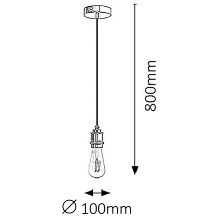 Rabalux - Lampa wisząca E27/40W