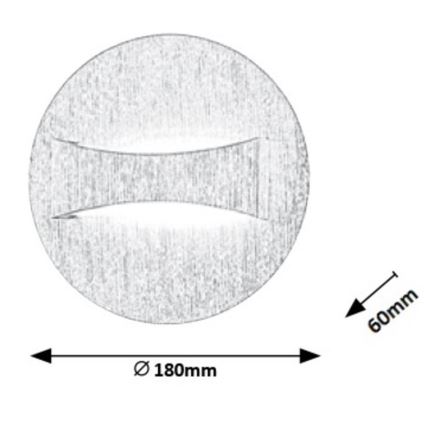 Rabalux - LED Kinkiet LED/6W/230V