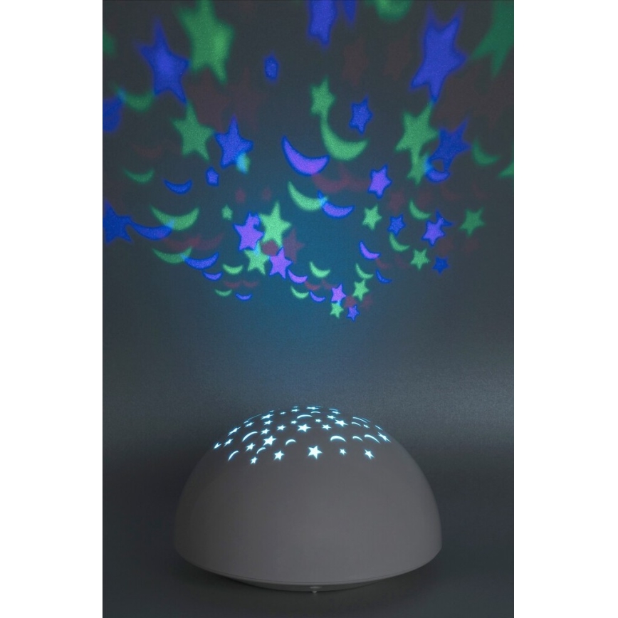 Rabalux - LED Nocne światło RGB LED/0,5W/3×AA