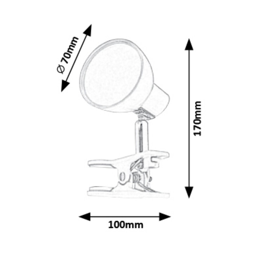 Rabalux - LED Lampa z klipsem LED/5W/230V