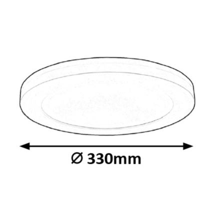 Rabalux - LED Plafon z czujnikiem LED/30W/230V 33 cm
