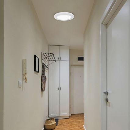 Rabalux - Oprawa sufitowa LED z czujnikiem, 30 W, 230 V, śr. 33 cm