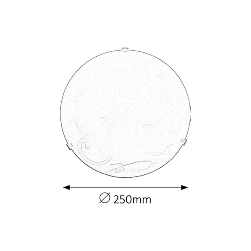 Rabalux - Lampa sufitowa 1xE27/60W/230V