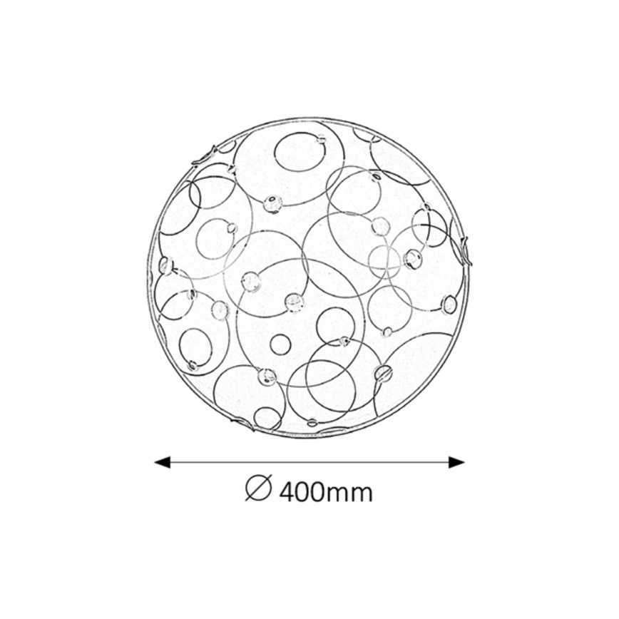 Rabalux - Lampa sufitowa 2xE27/60W/230V