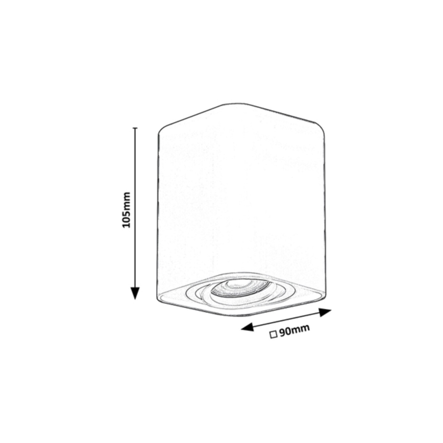 Rabalux - Oświetlenie punktowe 1xGU10/42W/230V białe
