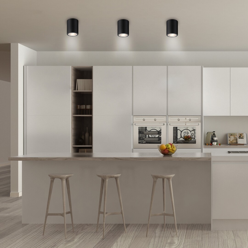 Rabalux - Oprawa punktowa 1xE27/25W/230V czarna