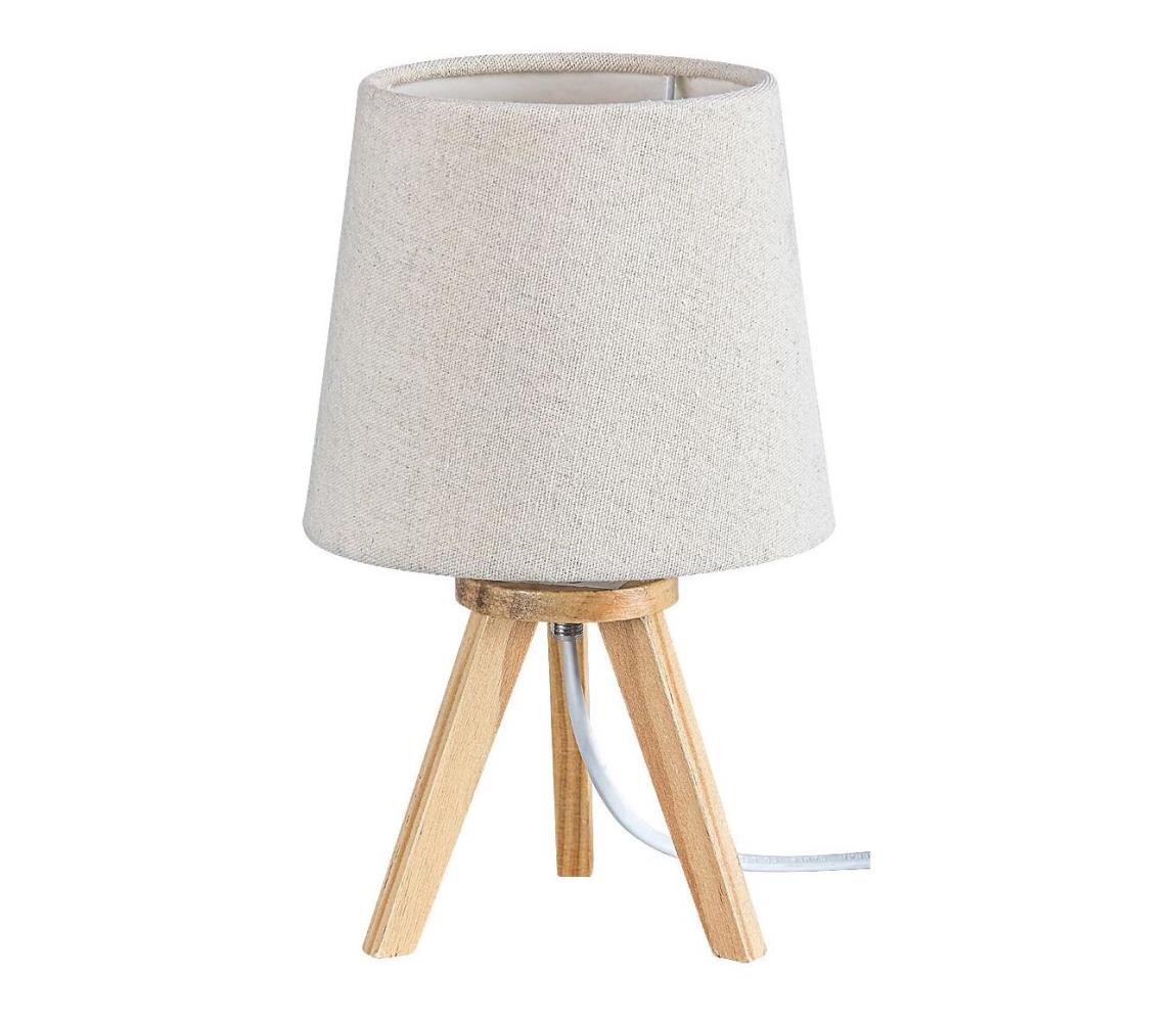 Rabalux 2068 - Lampa stołowa LYCHEE 1xE14/25W/230V beżowy