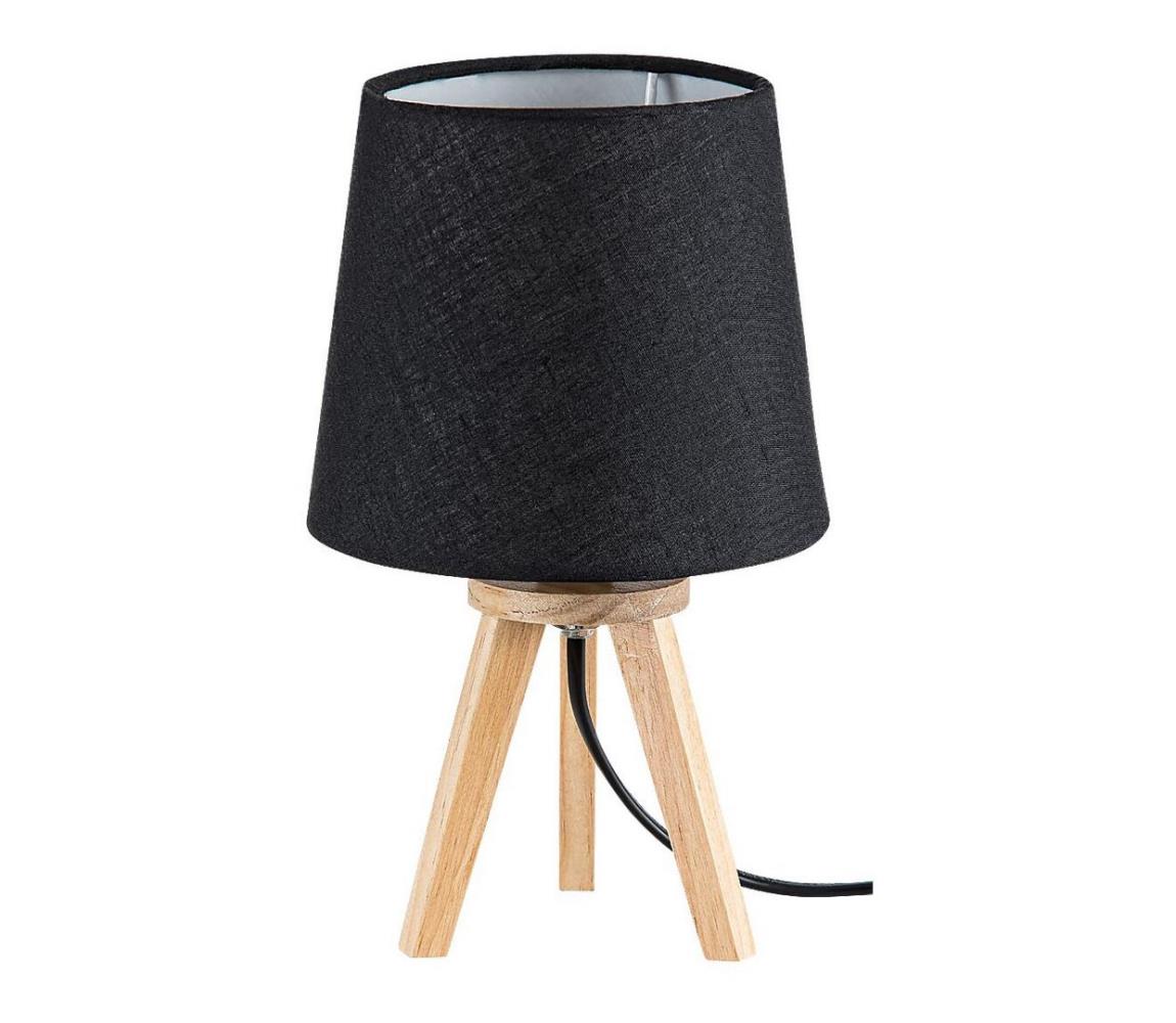 Rabalux 2069 - Lampa stołowa LYCHEE 1xE14/25W/230V czarny