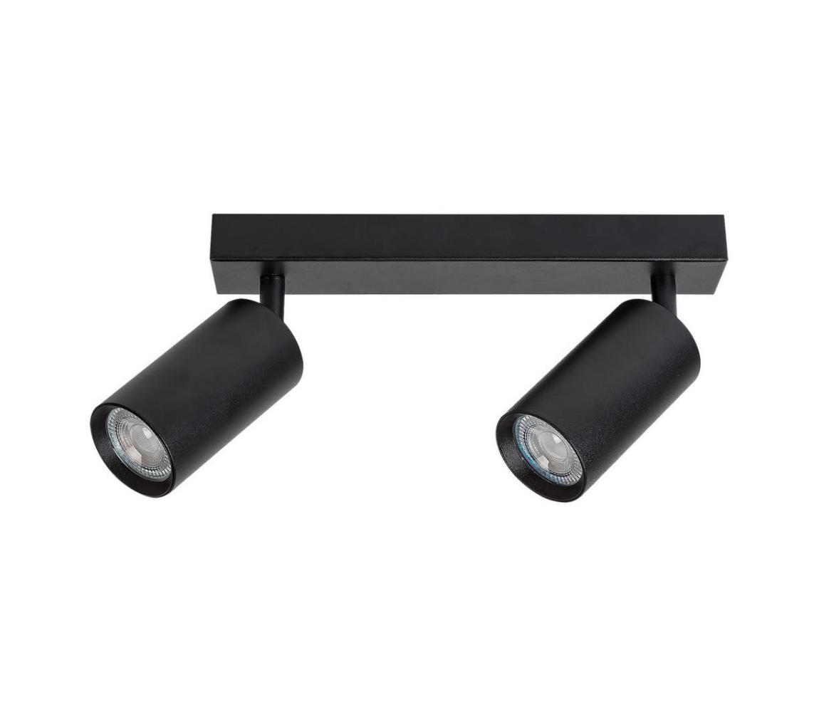 Rabalux 2085 - Oświetlenie punktowe sufitowe SOLO 2xGU10/25W/230V czarny