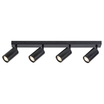 Rabalux - Lampa sufitowa punktowa 4xGU10/25W/230V czarna